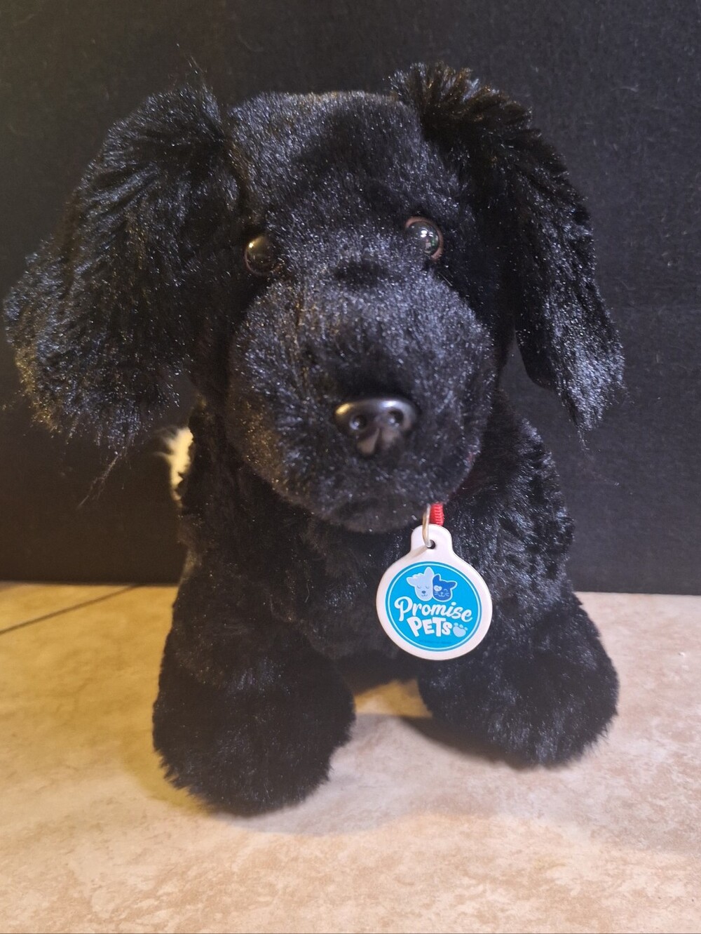 Build A Bear Promise Pets Plush Black Labrador Dog With Sound 2024 Floppy Ears